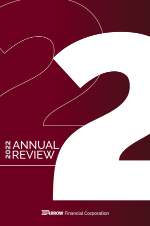 2022 Arrow Financial Corporation Annual Review Cover
